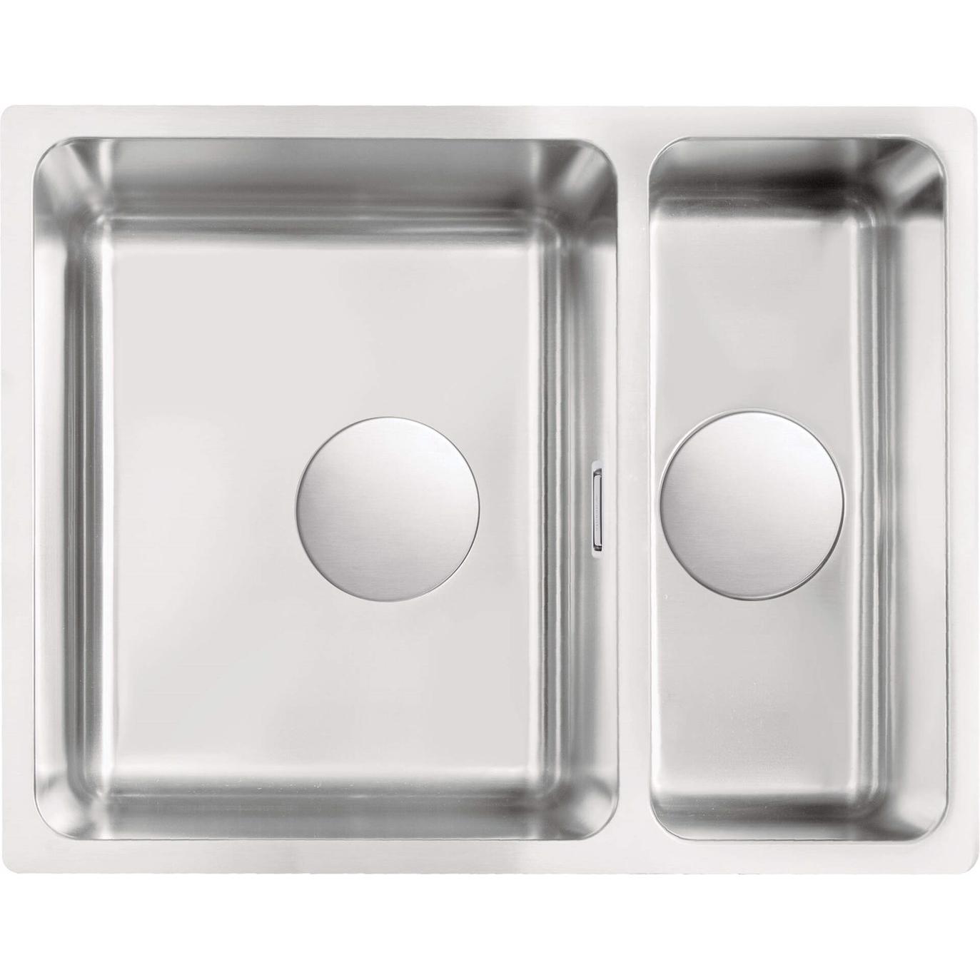 Deante Grigio Lavello, Zlewozmywak Egeria Zpe 050C Stal Satynowa (Lavello Sottopiano, 58 Cm, 50 Cm)