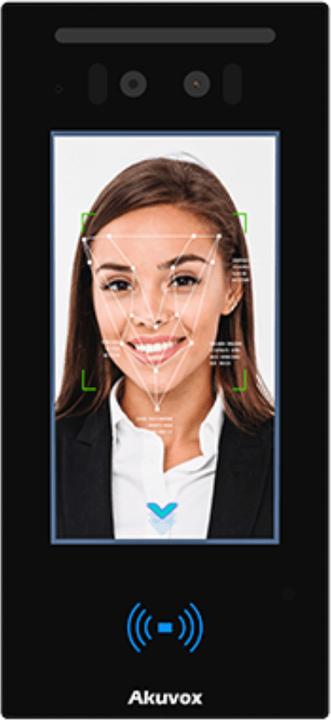 Immagine prodotto Akuvox E16C Videocitofono e controllo accessi con riconoscimento facciale, touchscreen, Bluetooth