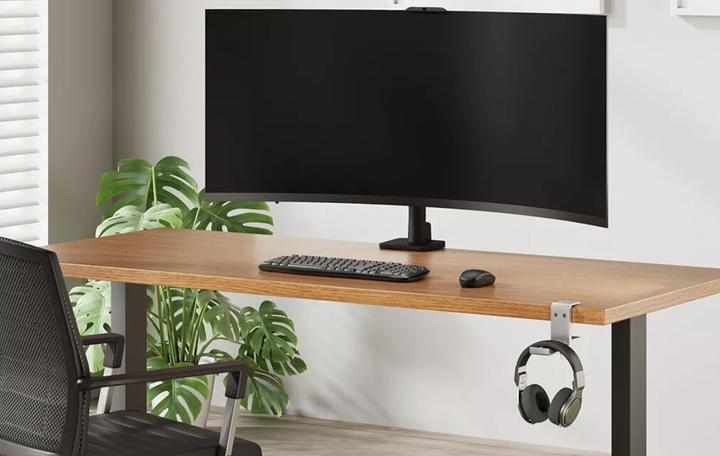 Produktbild Neomounts Headsethalterung silber universal/Klemmenbefestigung