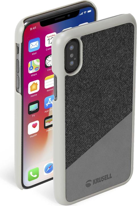Actual product image Krusell Tanum Cover Apple iPhone XS grey (Apple iPhone X)