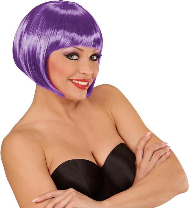Image du produit Widmann Perruque Bob violette