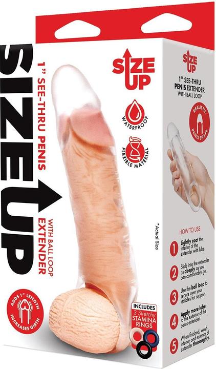 Produktbild Sizeup size up clear view penis extender with ball loop classic