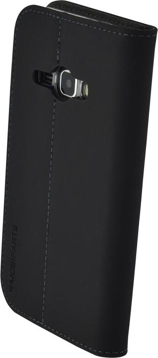 Actual product image Mobiparts Premium Wallet TPU Case Samsung Galaxy J1 (2016) Black (Samsung Galaxy J1 (2016))