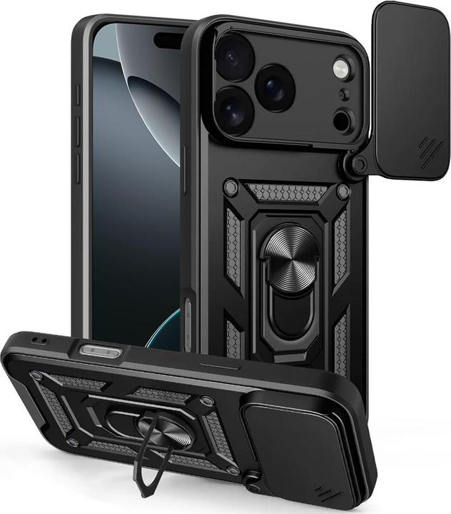 Produktbild Techsuit - CamShield Series - iPhone 17 Pro Max - Black (Apple iPhone 17 Pro Max)