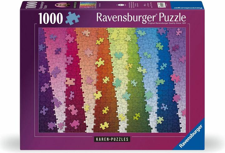 Produktbild Ravensburger Puzzle Karen Puzzles Color by Colour, 1000 Teile. (1000 Teile)