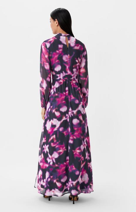 Produktbild Comma Kleid Gemustertes Chiffonkleid mit Drapierung (34)