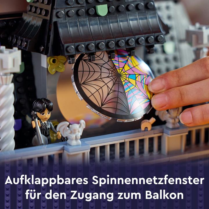 Actual product image LEGO Wednesdays und Enids Zimmer im Studentenwohnheim (76781, LEGO Wednesday, LEGO Rare Sets)