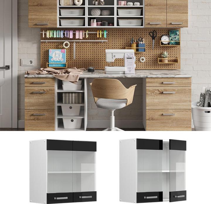 Immagine prodotto Vicco R-Line con porte in vetro (60 x 31 x 60 cm)