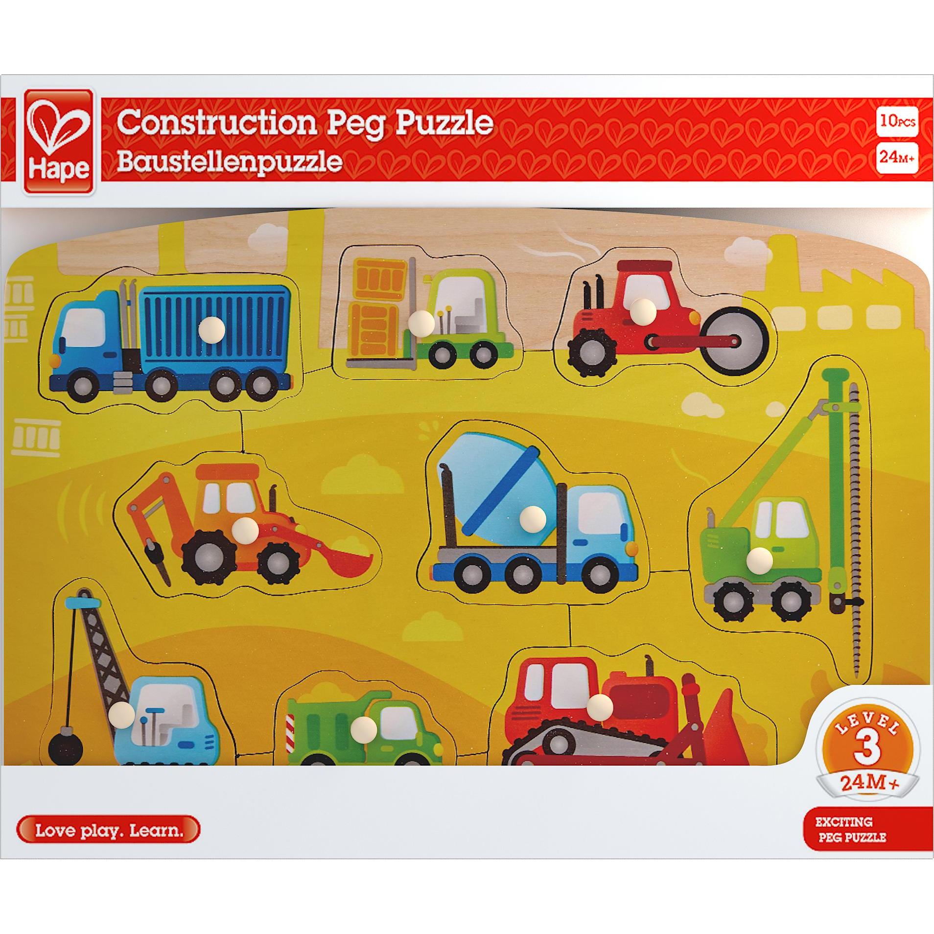 Hape Baustellenpuzzle (10 Teile)