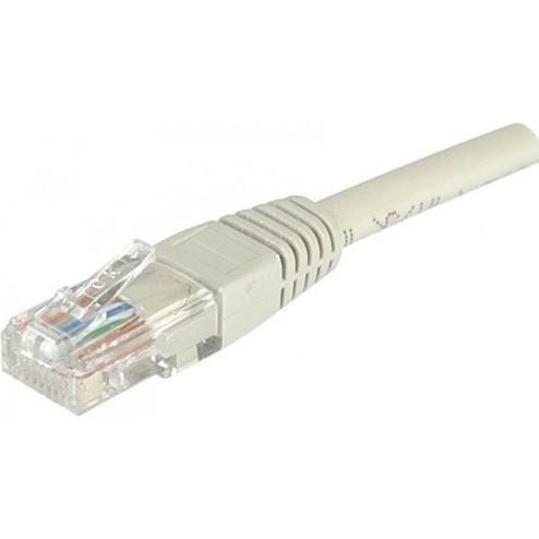 Exertis Connect Patchkabel, CAT.6, U/UTP, ungeschirmt, Kupfer, grau, 7 m Patchkabel mit Rastnasenschutz (U/UTP, CAT6, 7 ...