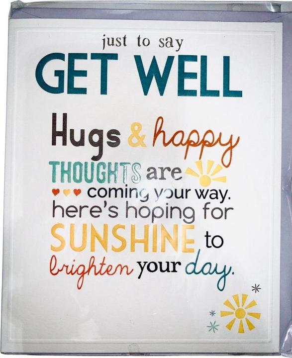 Generic Just To Say Get Well Biglietto d'Auguri (1 pz.)