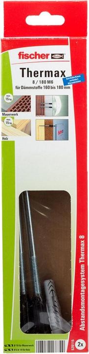 Productafbeelding Fischer TherMax 8/180 M6 (2 Pcs.)