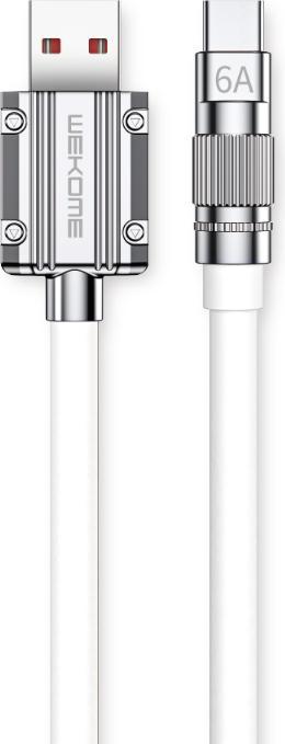Wekome WDC-186 Wingle series - USB-A to USB-C fast charging connection cable 1 m (white) (1 m)