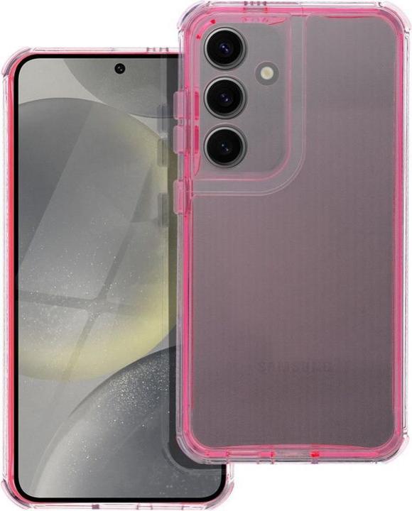 Produktbild OEM Back panel cover MATRIX CLEAR Case for SAMSUNG S24 FE powder pink (Samsung Galaxy S24 FE)