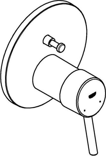 Actual product image Grohe Concetto single-lever bath mixer