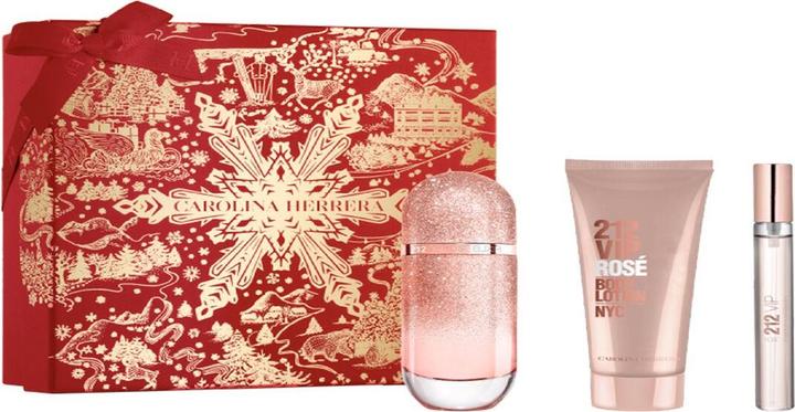 Image du produit Carolina Herrera 212 Vip Rose Eau De Perfume Spray 80ml Set 3 Pieces (Coffret de parfum)