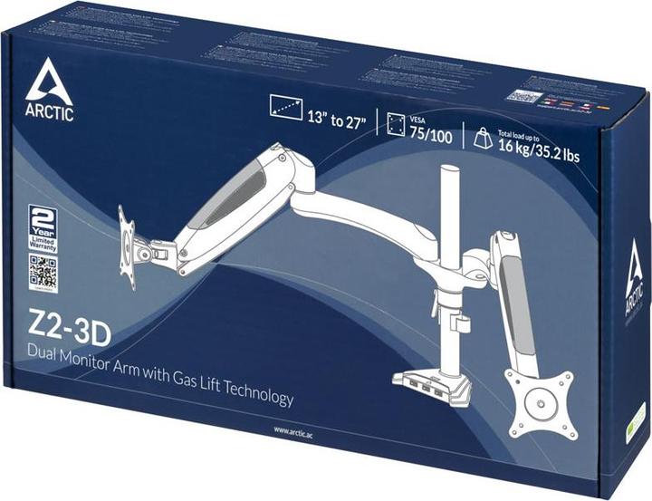 Produktbild Arctic Z2-3D Gen 3 86,4 cm (34 Zoll) Terminal Schwarz (Tisch, 34", 8 kg)