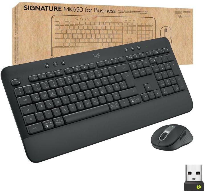 Image du produit Logitech MK650 Signature for Business (US, Sans fil)