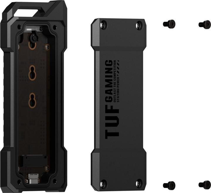 Immagine prodotto ASUS Custodia per memoria TUF Gaming ESD-T1A (M.2 2260, M.2 2242, M.2 2280)