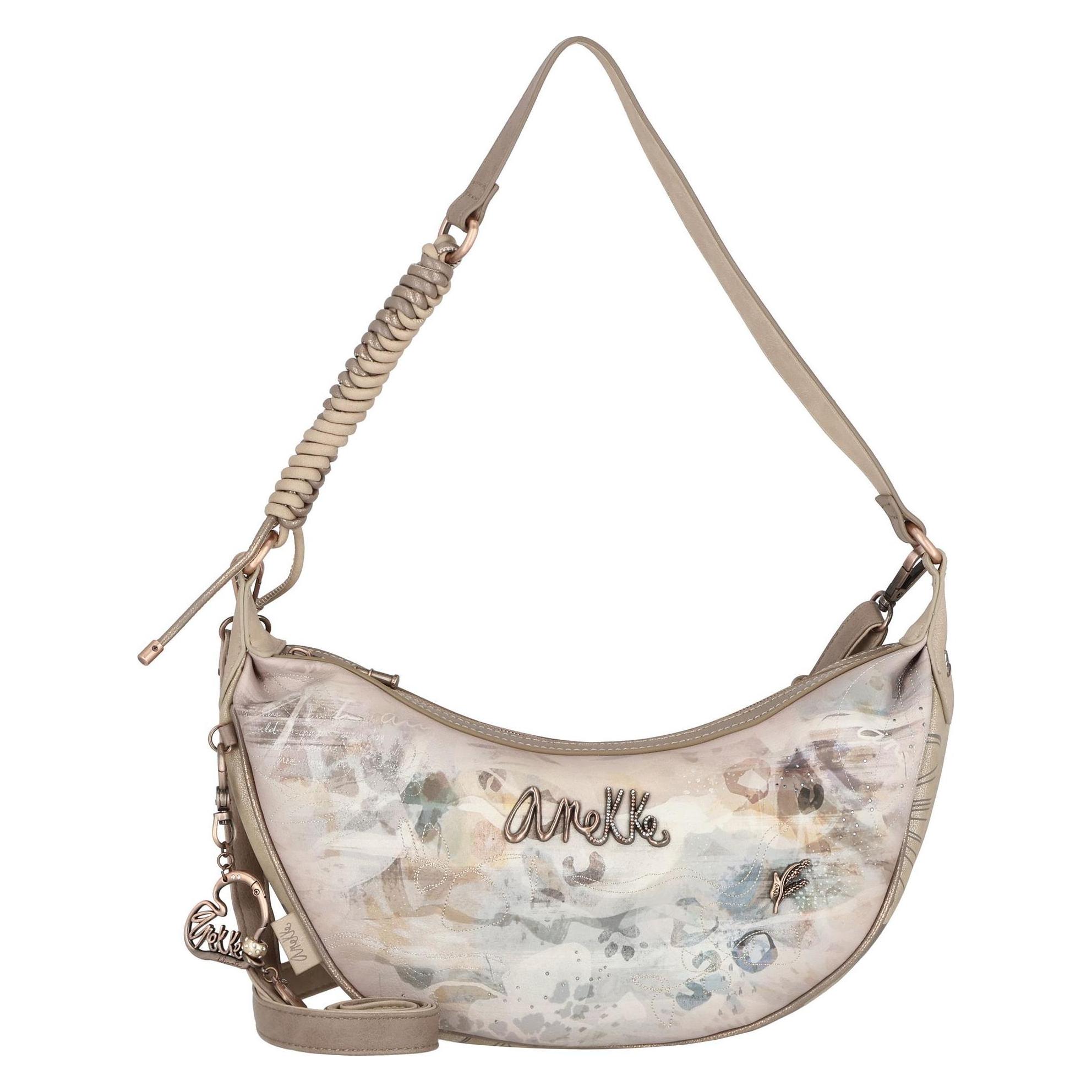 Anekke, Damen, Handtasche, Nature Schultertasche 34 Cm, Mehrfarbig