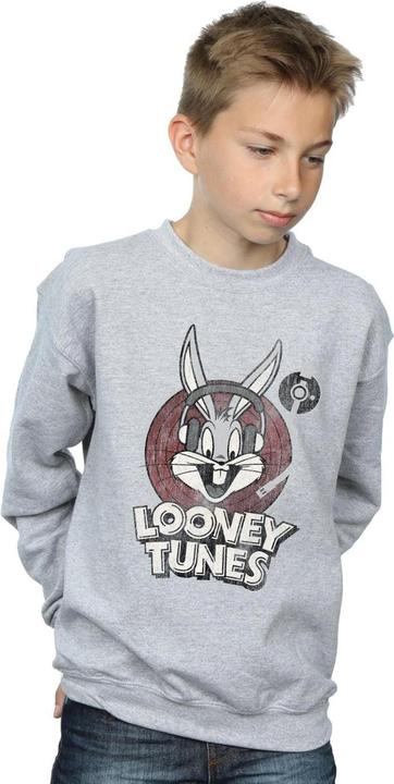 Image du produit Looney Tunes Sweat-shirt garçon Bugs Bunny Circle Logo (152, 158)