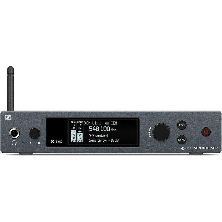 Sennheiser Set EW IEM G4-TWIN-B per sistemi di monitoraggio wireless 626 - 668 MHz LED (Cennettività senza fili), Accessori audio, Nero