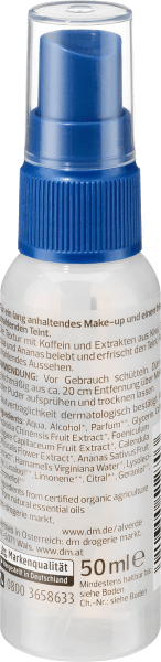 Actual product image dm alverde Fixing spray