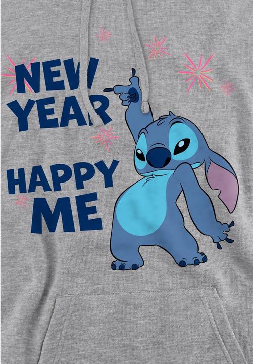 Immagine prodotto Lilo & Stitch New Year, Happy Me Felpa con Cappuccio Uomo (L)