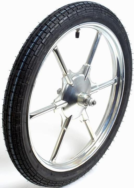 Vitelli GERO-Rad Achse ø 12mm, bereift (20")