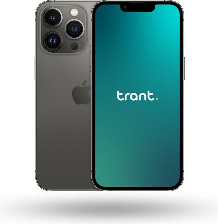 Trant.ch iPhone 13 Pro (128 GB, Graphite, 6.10", SIM + eSIM, A / Wie neu)