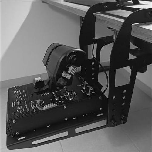 Actual product image Oplite Race + Flight Desk Mount