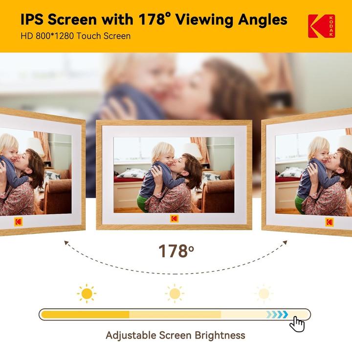 Actual product image Kodak Touch Digital Photo Frame (10.10", 1280 x 800 pixels)