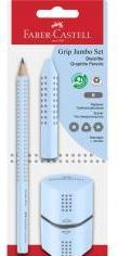Produktbild Faber-Castell Schreibset 3-tlg. Jumbo Grip sky blue (B, 1 x)