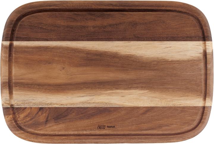 Immagine prodotto Tefal Tagliere medio in legno di acacia Jamie Oliver by 37,4 cm X 25,1 cm X 2,2 cm