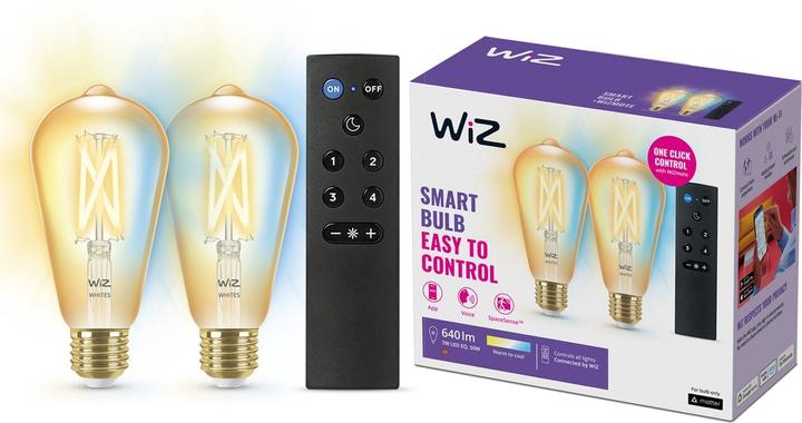 Actual product image WiZ transparent (E27, 640 lm, 2x)