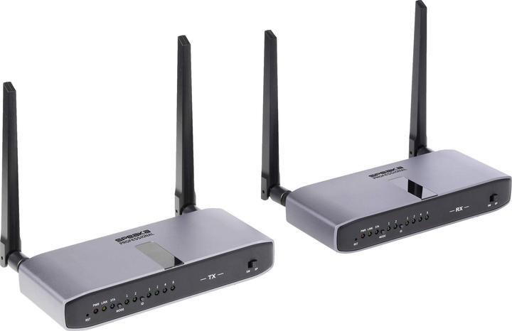Actual product image SpeaKa Professional SP-HWE-800 HDMI Wireless Transmission (Set) 150m 5180MHz, 5240MHz 1920 x 1080 Pixel S (150 m, Audio return channel)