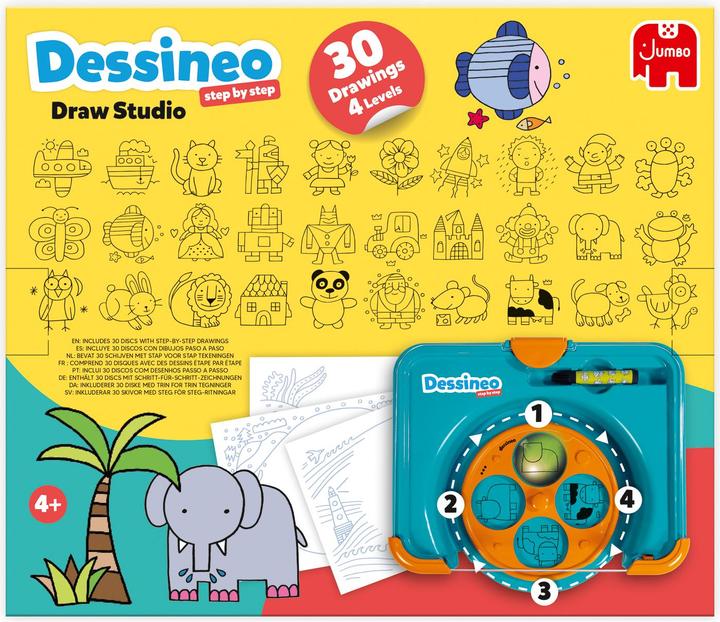 Actual product image Jumbo Dessineo Atelier de dessin (German)