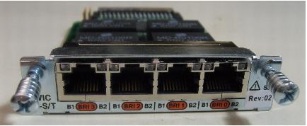 Produktbild Cisco High-Speed 4-Port ISDN BRI S/T - Sprach- / Faxmodul (RJ45)