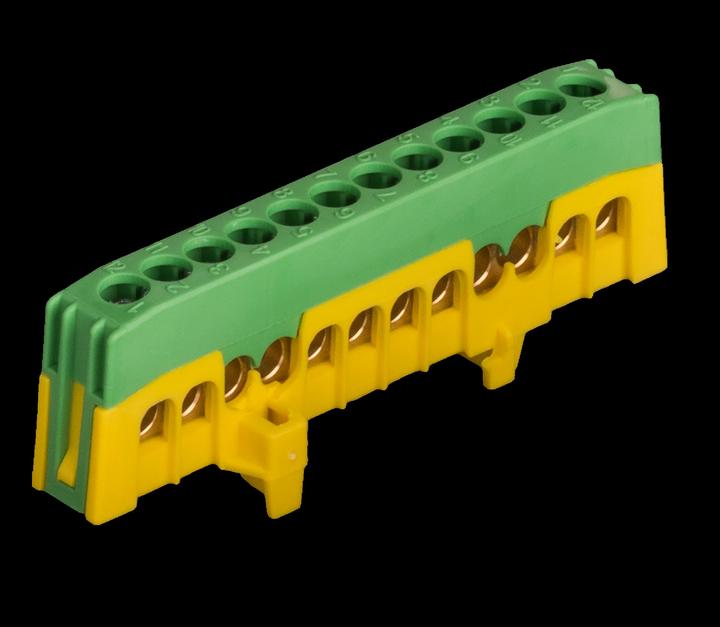 Produktbild Pollmann Sammelklemme PE12F2 grüngelb