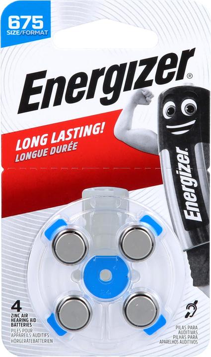 Energizer Hearing aid battery 675 (4 pcs., 675, 635 mAh)