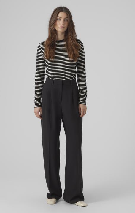 Immagine prodotto Vero Moda VMTROIAN Mittlere Taille Hose Hose mit weitem Beinschnitt (32, L)