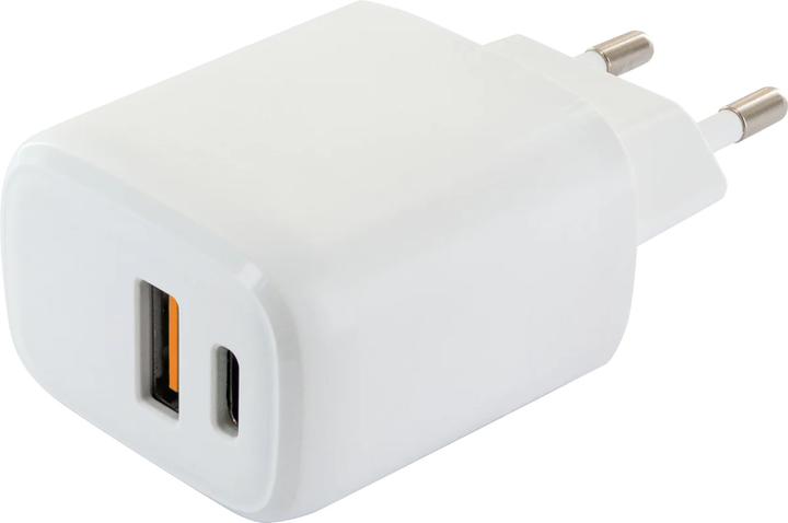 Produktbild Schwaiger 230V Ladeadapter USB/TypC weiss (lose mit Etikett) (20 W)