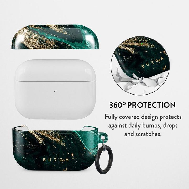 Produktbild Burga Apple Airpods Pro Case - Emerald Pool (Kopfhörer Tasche)