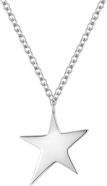 Immagine prodotto Glanzstücke München Collana da donna con stella in argento - 34514 (Argento, 40 - 45 cm)
