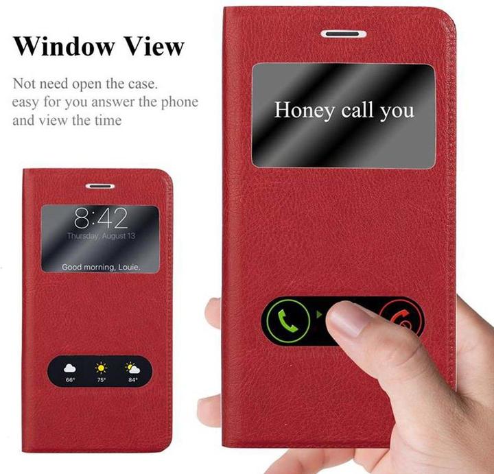 Produktbild Cadorabo Book mit View Doppelfenster Cover (Honor 6X, Huawei Mate 9 Lite, Huawei GR5)