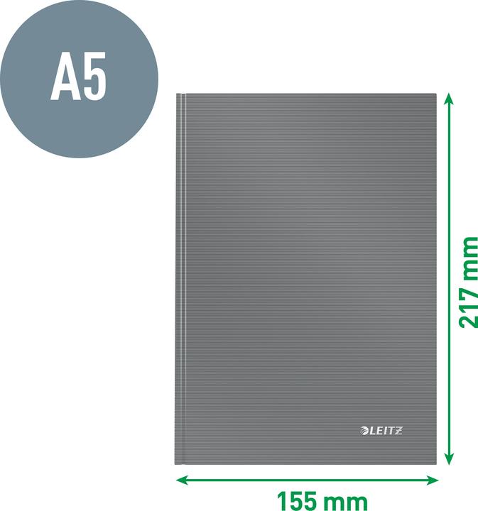 Produktbild Leitz Solid (A5, Kariert, Harter Einband)