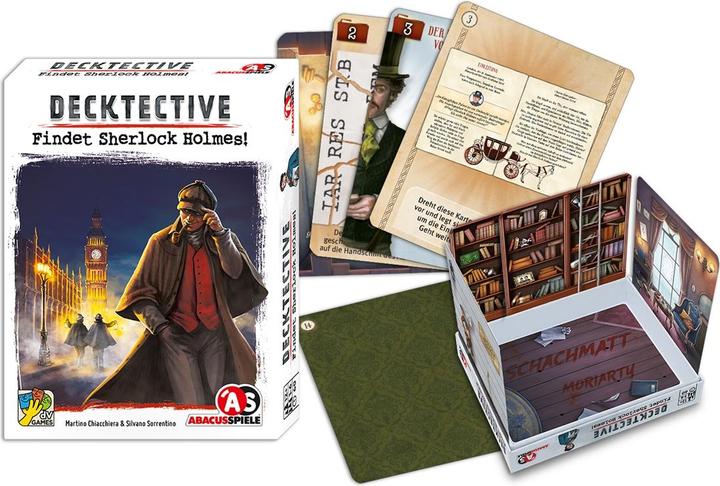 Actual product image Abacus Decktective - Finding Sherlock Holmes (German, 1 - 6 Players)