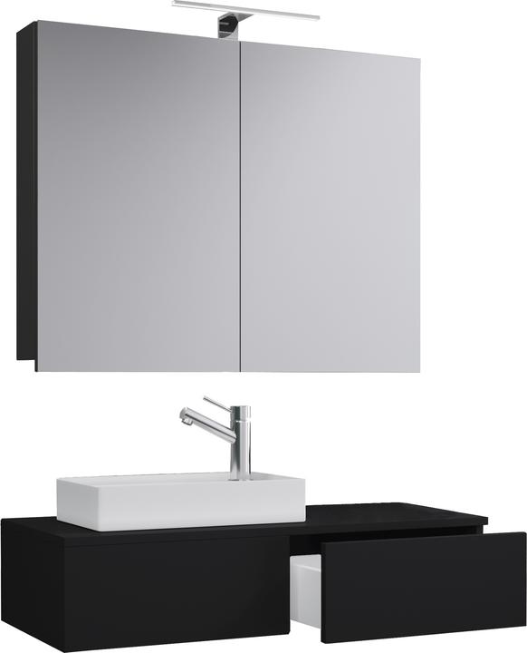 Produktbild VCM 3.-tlg. Waschplatz Waschtisch Gudas Spiegelschrank