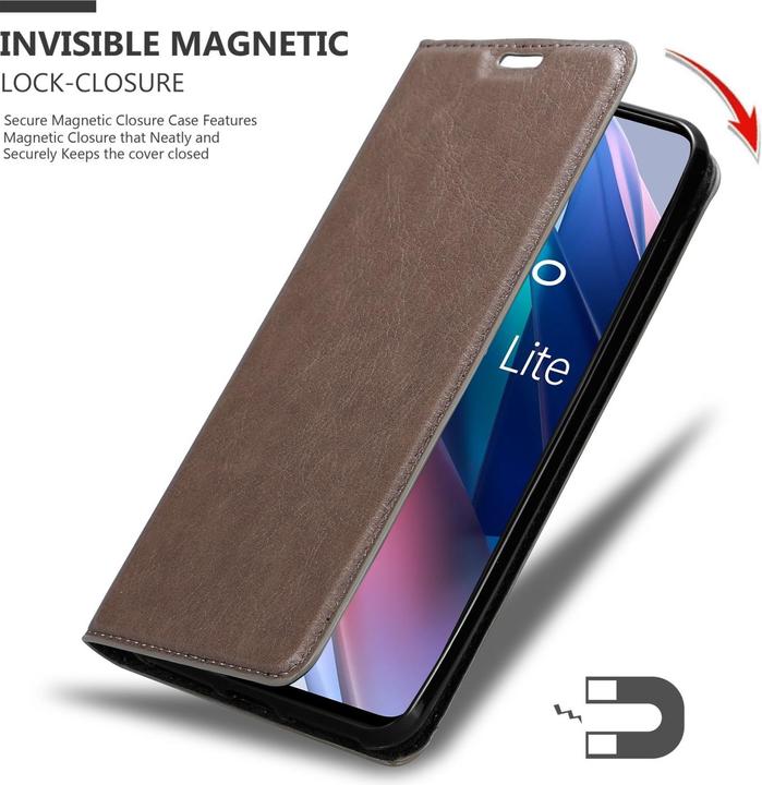 Produktbild Cadorabo Book Invis. Magnet Hülle (Oppo Find X3 Lite)