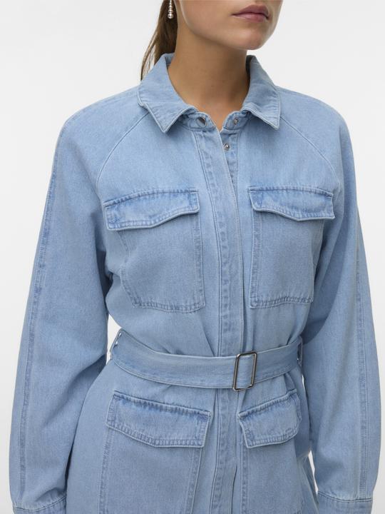 Actual product image Vero Moda VMLINEA Langes Kleid Jeanskleid (L)